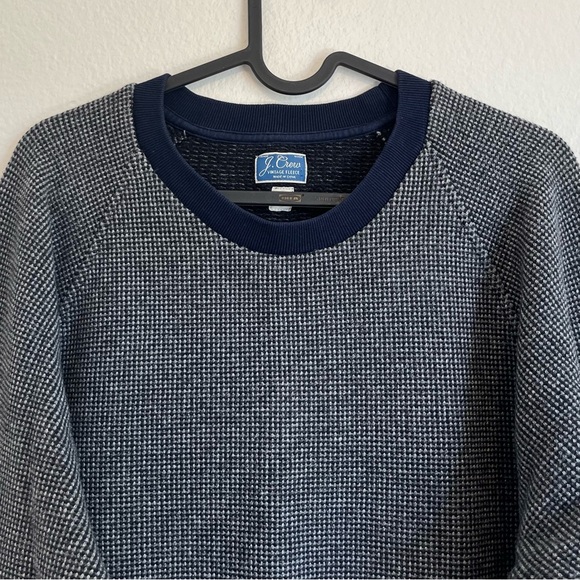 J. Crew Men’s Vintage Fleece Knit Sweater, Size Large - Picture 5 of 11